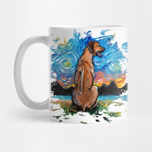 Rhodesian Ridgeback Night (version 2) Mug